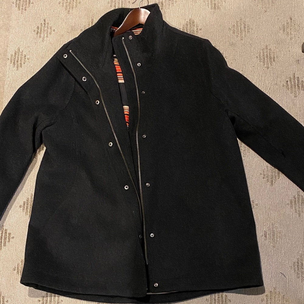 Pendleton Wool jacket w/ high funnel neck - XXL